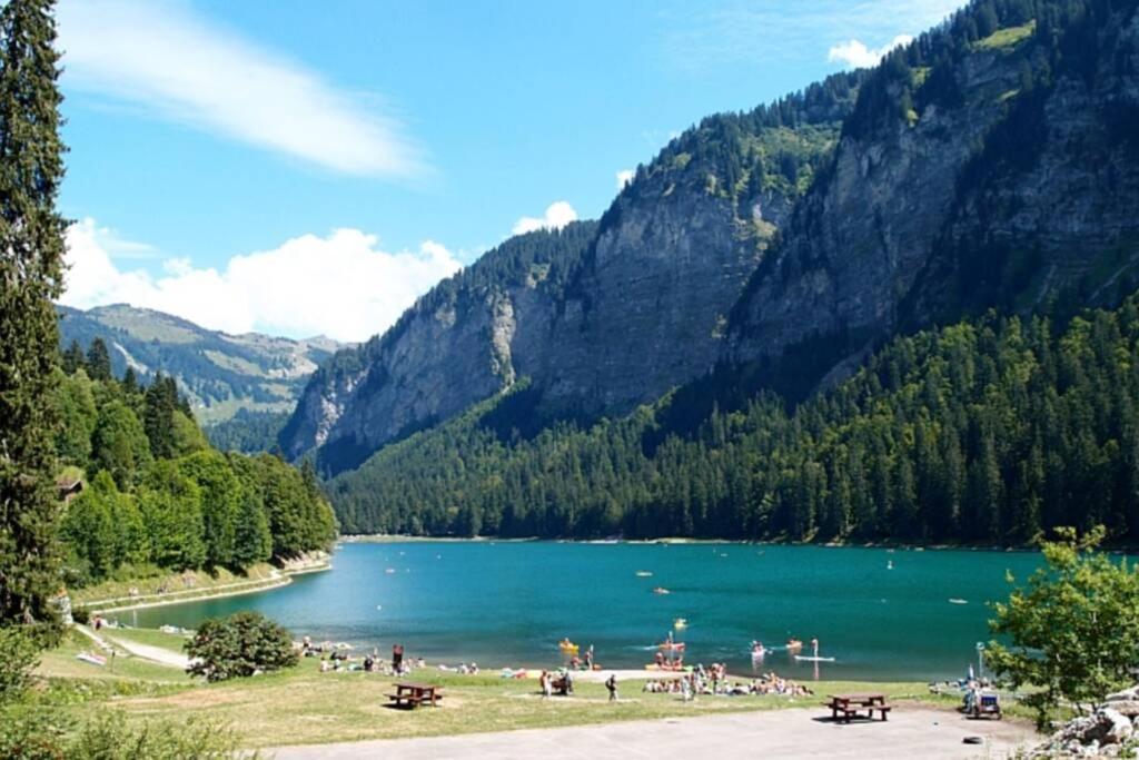 Le Relai S34 - Grand Et Lumineux Studio Avec Coin Montagne 4-6 Pers Avec Wifi, 50M Des Pistes, Grand Balcon Expose Sud, Draps Non Compris Saint-Jean-dʼAulps 외부 사진
