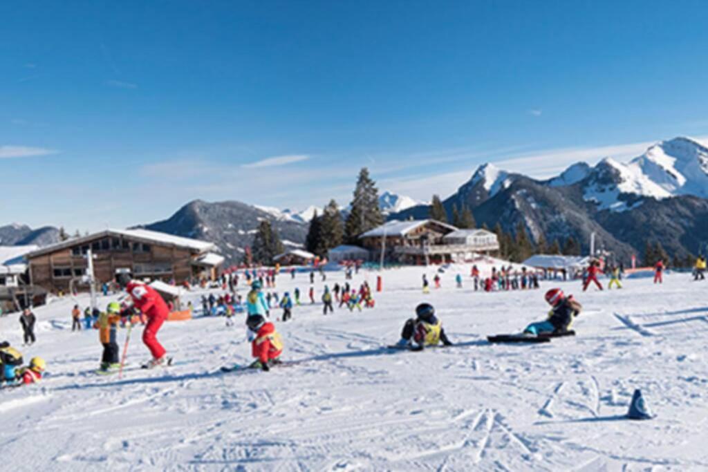 Le Relai S34 - Grand Et Lumineux Studio Avec Coin Montagne 4-6 Pers Avec Wifi, 50M Des Pistes, Grand Balcon Expose Sud, Draps Non Compris Saint-Jean-dʼAulps 외부 사진