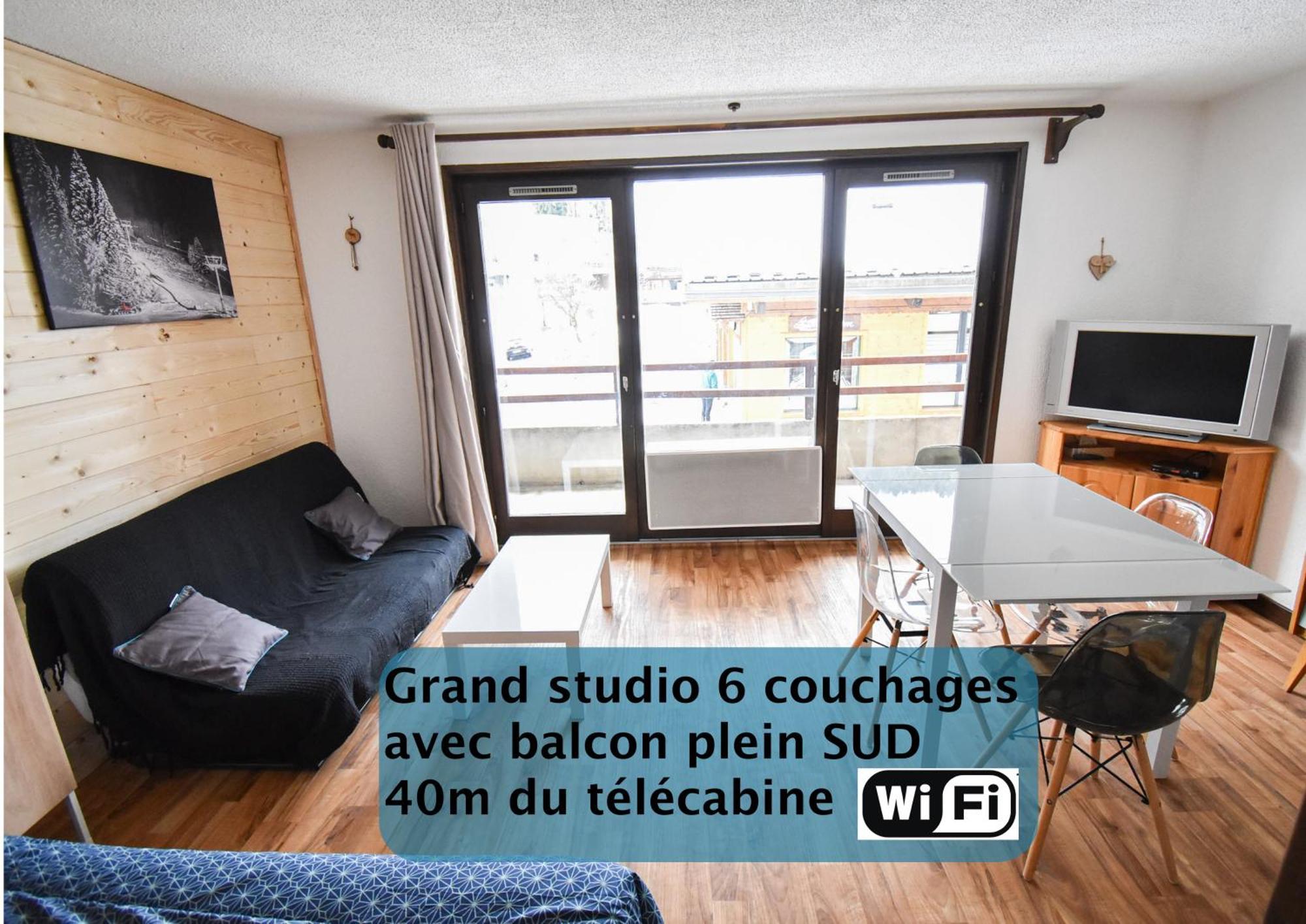 Le Relai S34 - Grand Et Lumineux Studio Avec Coin Montagne 4-6 Pers Avec Wifi, 50M Des Pistes, Grand Balcon Expose Sud, Draps Non Compris Saint-Jean-dʼAulps 외부 사진